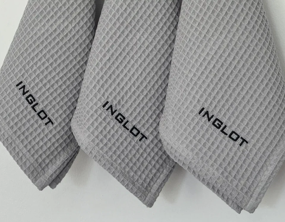 ręcznik z tkaniny waflowej 100% bawełna dla marki INGLOT